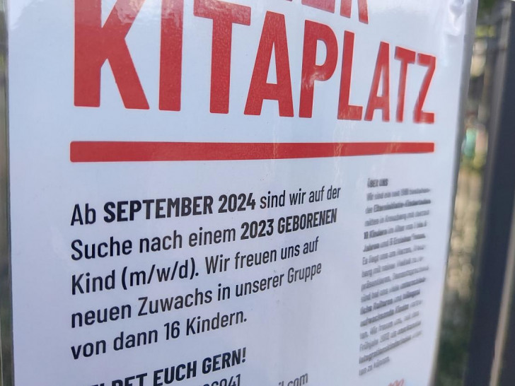 Ausschreibung von Kitaplatz am 11.08.2024