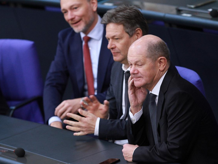 Christian Lindner, Robert Habeck, Olaf Scholz (Archiv)