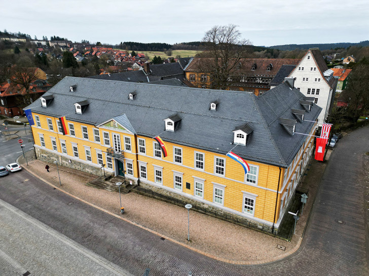 Das historische Amtshaus des früheren Oberbergamtes in Clausthal-Zellerfeld.