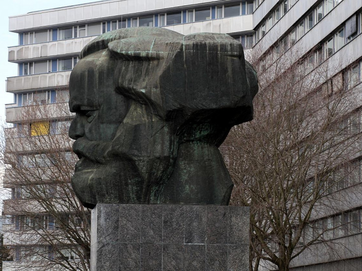 Karl-Marx-Monument in Chemnitz (Archiv)