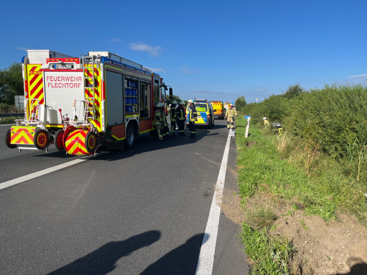 Auf der A2 kam es zu einem schweren Unfall.