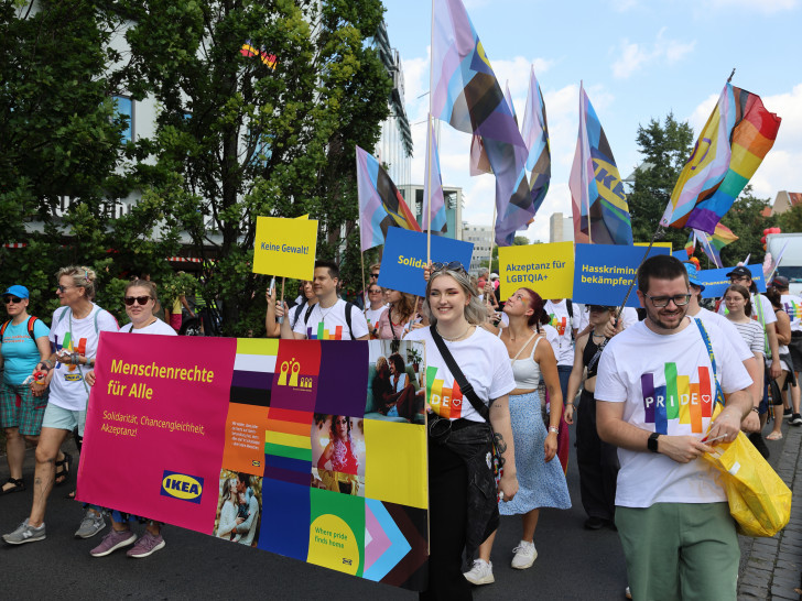 Archivbild vom CSD 2024 in Braunschweig.