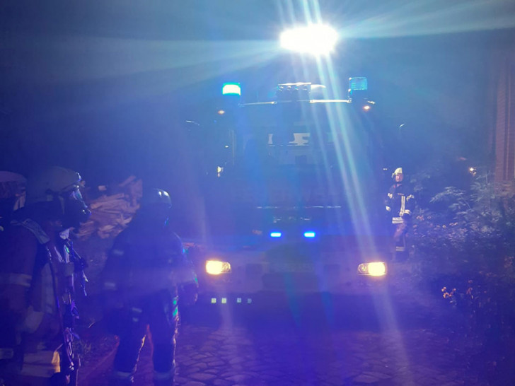 Die Feuerwehr musste am späten Abend noch zum Einsatz ausrücken.