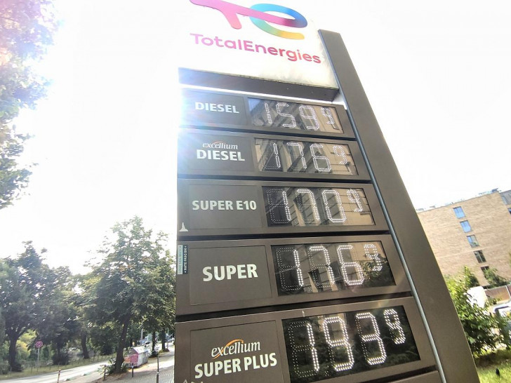 Total-Tankstelle am 19.08.2024