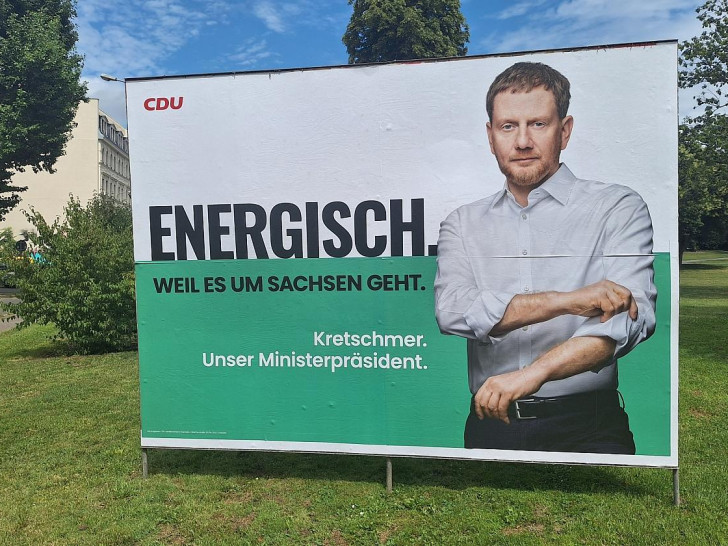 CDU-Wahlplakat zur Landtagswahl in Sachsen (Archiv)