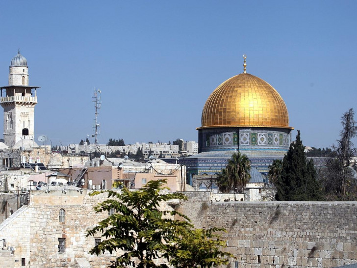 Tempelberg mit Felsendom in Jerusalem (Archiv)