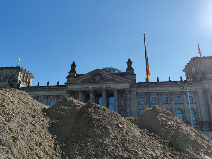 Baustelle vor Deutschem Bundestag (Archiv)