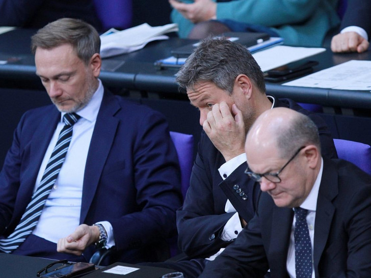 Christian Lindner, Robert Habeck, Olaf Scholz (Archiv)