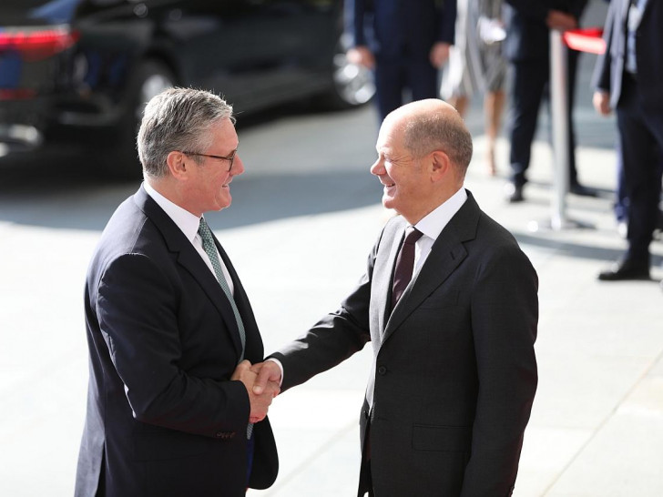 Keir Starmer und Olaf Scholz am 28.08.2024