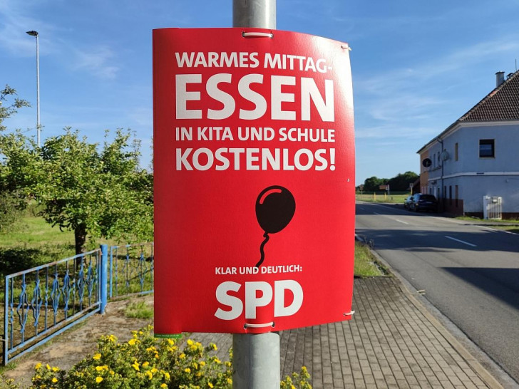 SPD-Wahlplakat zur Landtagswahl in Thüringen (Archiv)