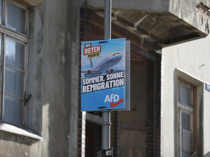 AfD-Wahlplakat zur Landtagswahl in Thüringen (Archiv)