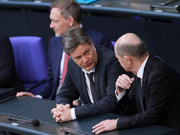 Christian Lindner, Robert Habeck, Olaf Scholz (Archiv)