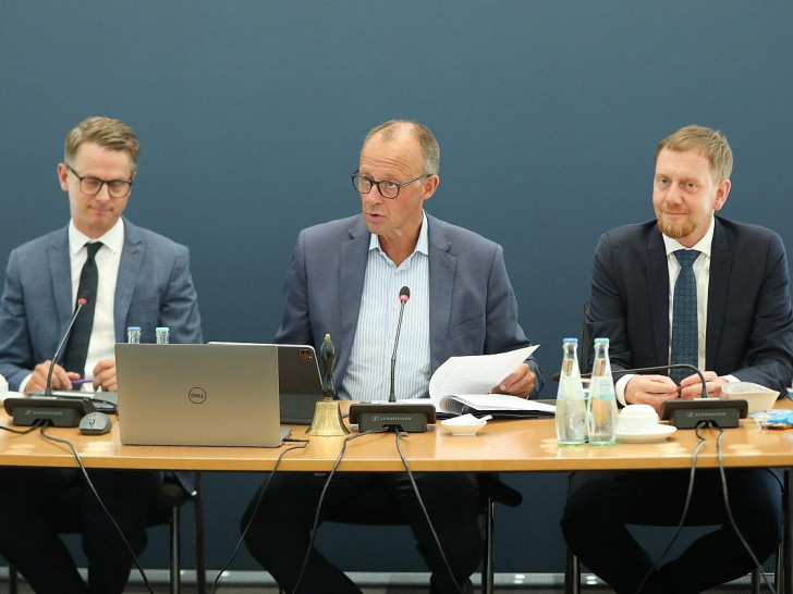 Linnemann, Merz, Kretschmer am 19.08.2024