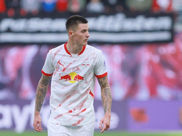 Benjamin Sesko (RB Leipzig) (Archiv)