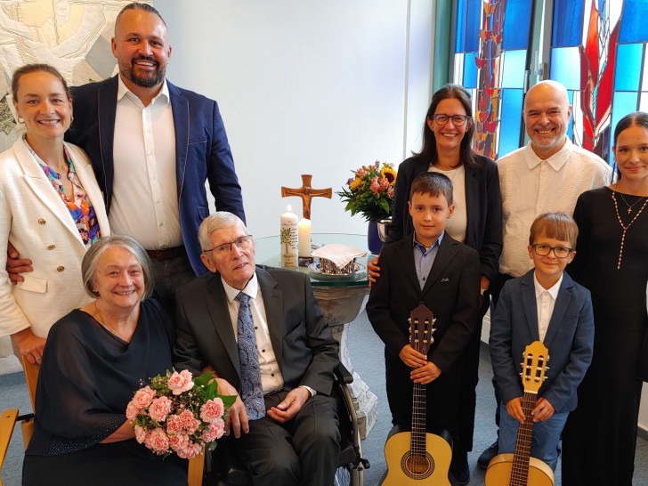 Familienfeier anlässlich der Goldenen Hochzeit in der Schildautal-Klinik.