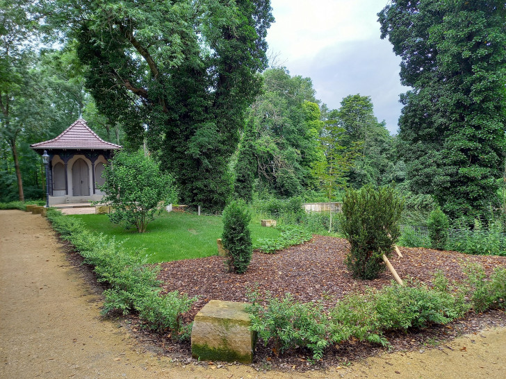 Der Kontorhausgarten wurde neugestaltet.