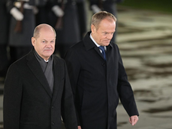 Olaf Scholz und Donald Tusk (Archiv)