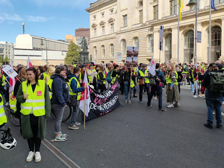 Demo von Kita-Erzieherinnen am 12.09.2024