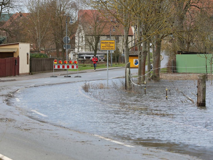 Hochwasserlage im Landkreis Mansfeld-Südharz (Archiv)