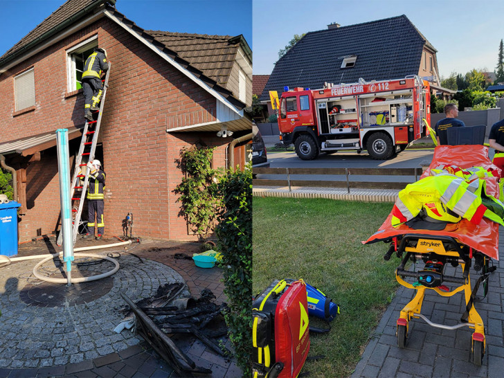 Vor dem Haus war es zu einer Explosion gekommen.