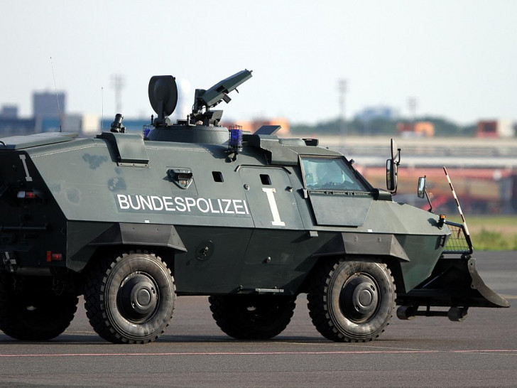 Panzer der Bundespolizei (Archiv)