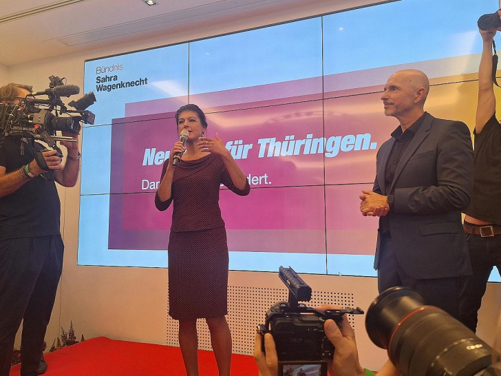 Sahra Wagenknecht am 01.09.2024