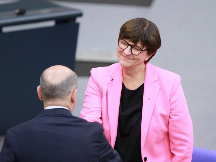 Olaf Scholz und Saskia Esken (Archiv)