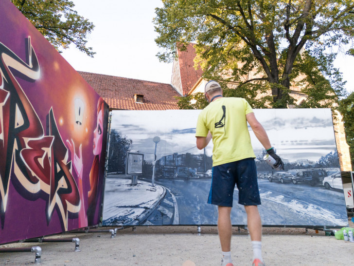 Street Art, Magnikirchplatz.