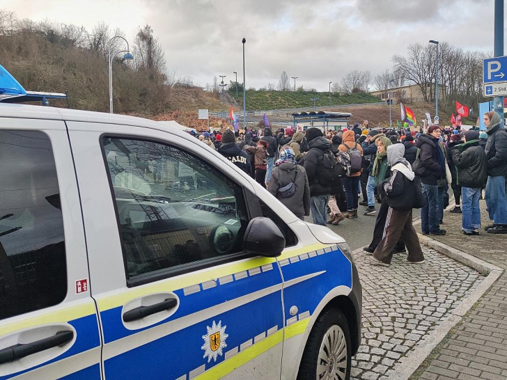 Protest gegen AfD-Parteitag am 11.01.2025