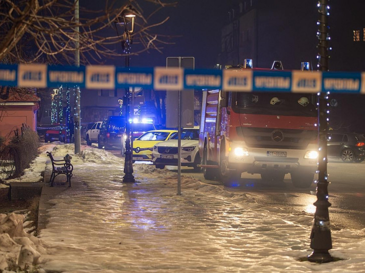 Tatort nach Schüssen in Montenegro am 01.01.2024