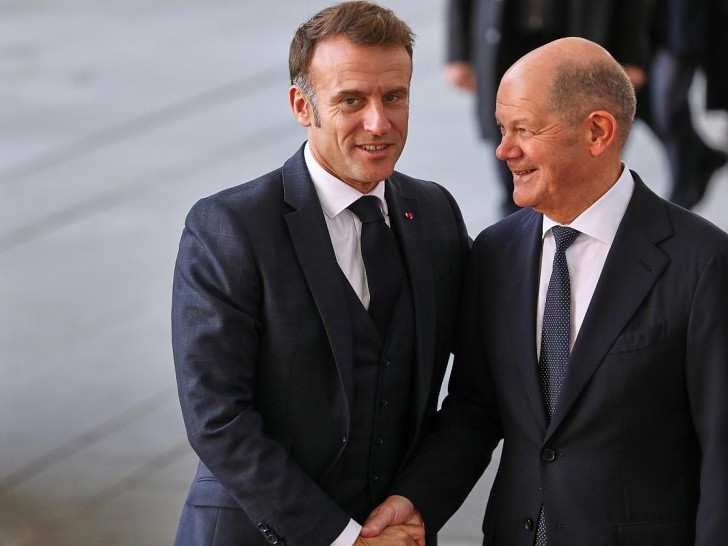 Emmanuel Macron und Olaf Scholz (Archiv)