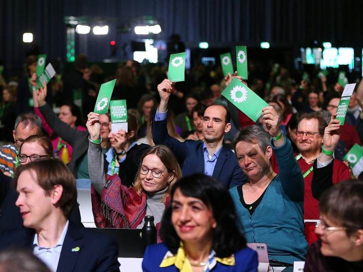 Abstimmung auf außerordentlichem Grünen-Parteitag am 26.01.2025