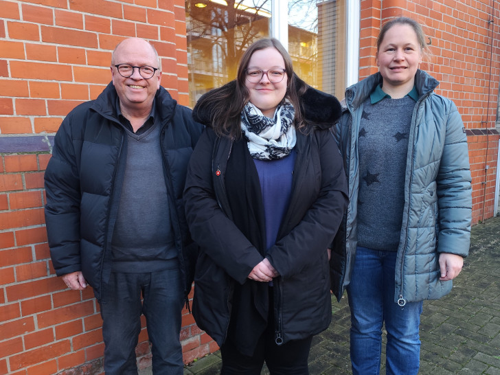 Markus Lenz, Ann-Sophie Saar und Dr Heidrun Gunkel (v. li.).