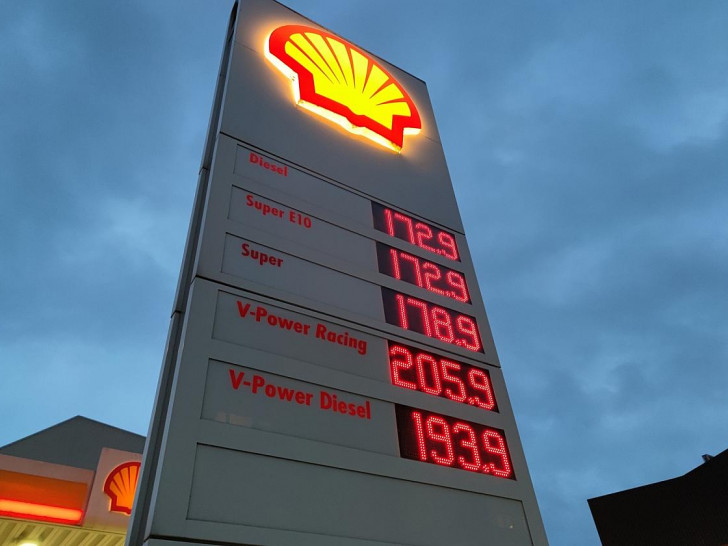 Shell-Tankstelle im Januar 2024 (Archiv)