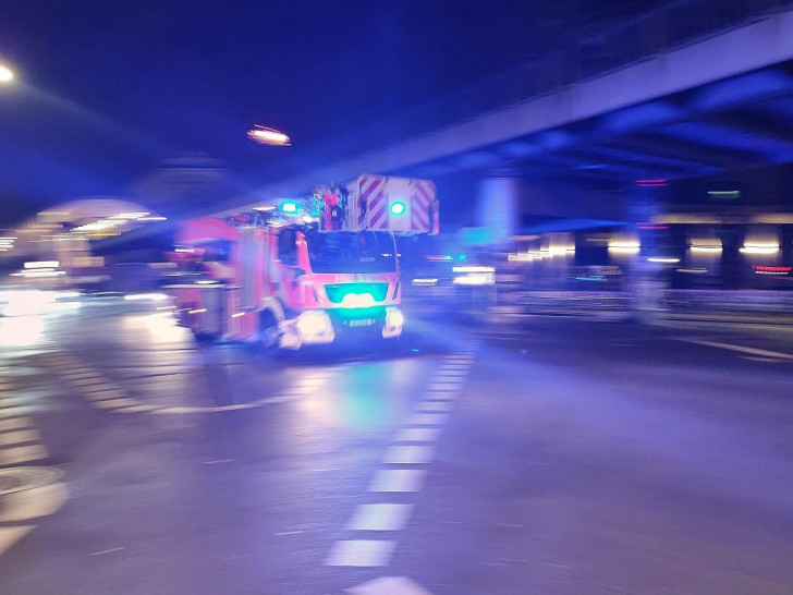 Berliner Feuerwehr im Einsatz am 01.01.2025