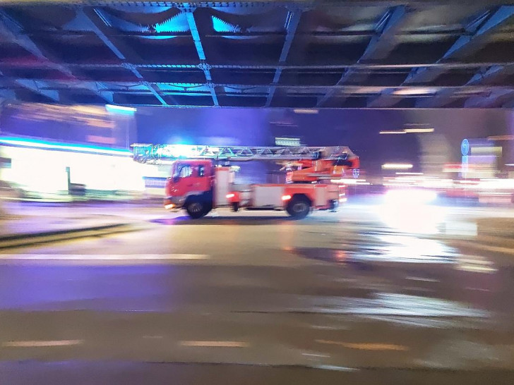 Berliner Feuerwehr im Einsatz am 01.01.2025