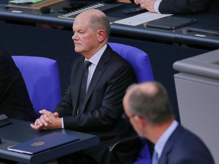 Olaf Scholz und Friedrich Merz am 29.01.2025