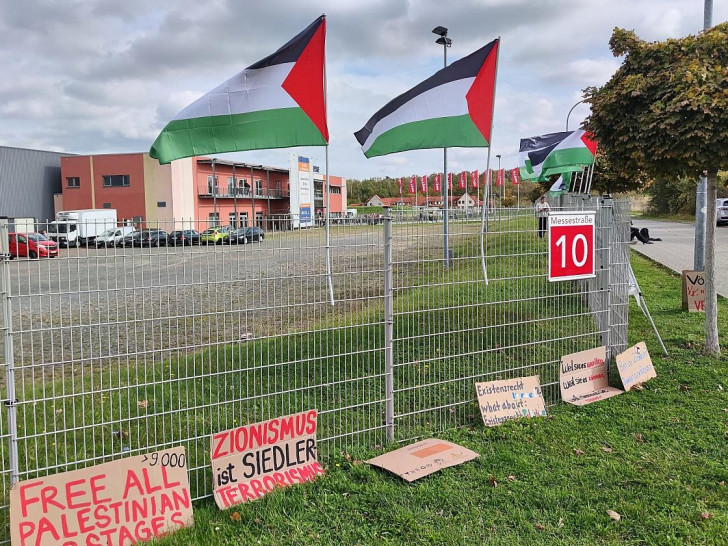 Pro-Palästina-Protest vor Linken-Parteitag (Archiv)