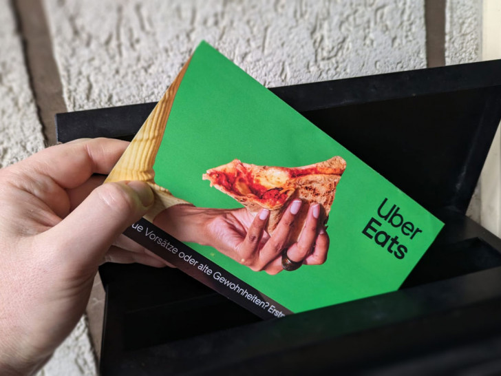 Neulich erhielten viele Braunschweiger einen Flyer vom Lieferdienst uber eats.