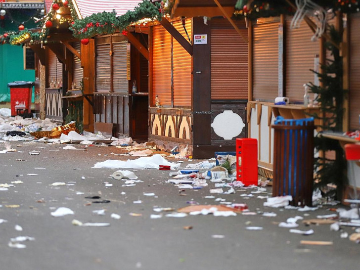 Tatort nach Anschlag auf Magdeburger Weihnachtsmarkt (Archiv)