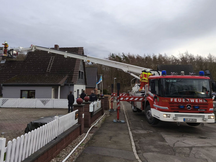 Die Feuerwehr konnte den Brand rechtzeitig löschen.