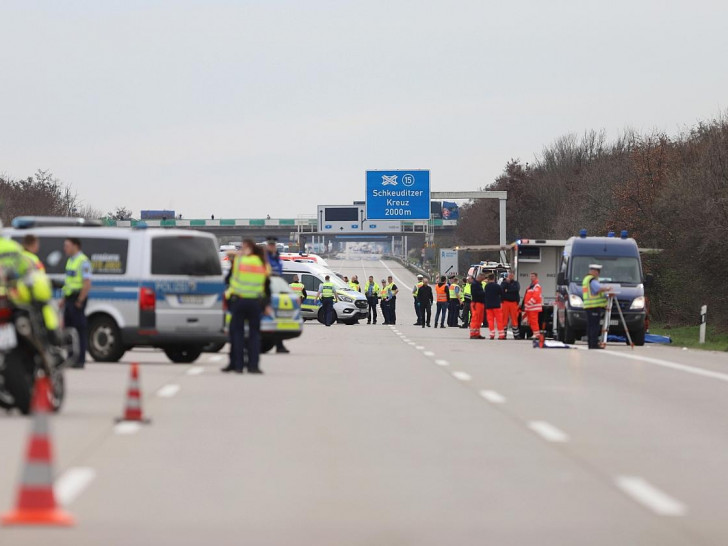 Unfall auf der A 9 bei Leipzig (Archiv)