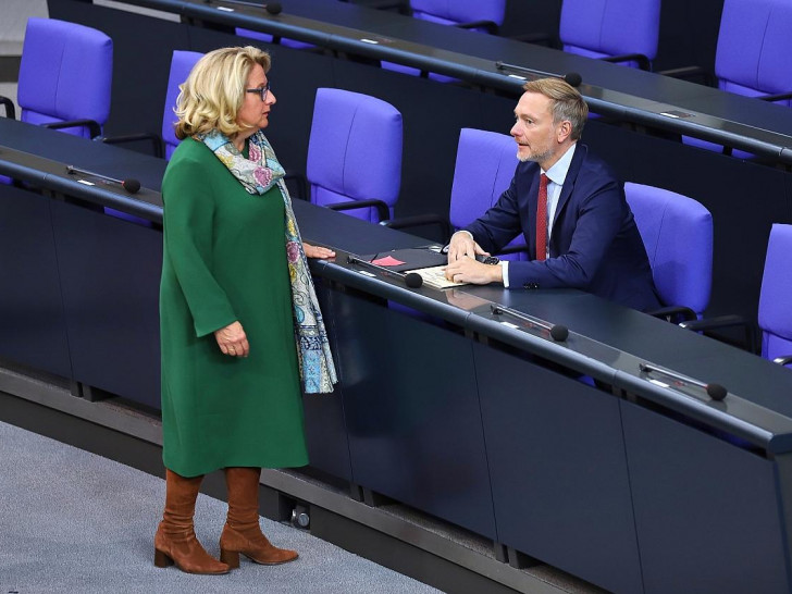 Svenja Schulze und Christian Lindner (Archiv)