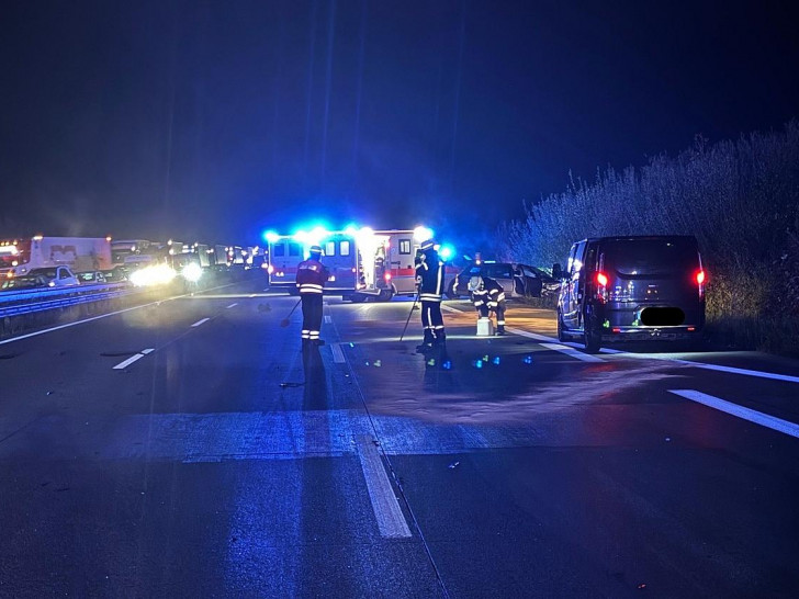 Verkehrsunfall auf der Autobahn 1 (Archiv)