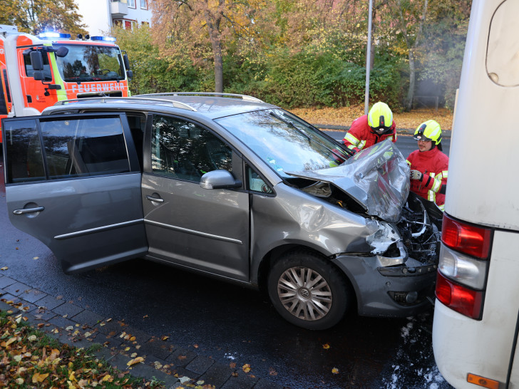Auf der Kattowitzer Straße kam es am heutigen Freitag zu einem Auffahrunfall.
