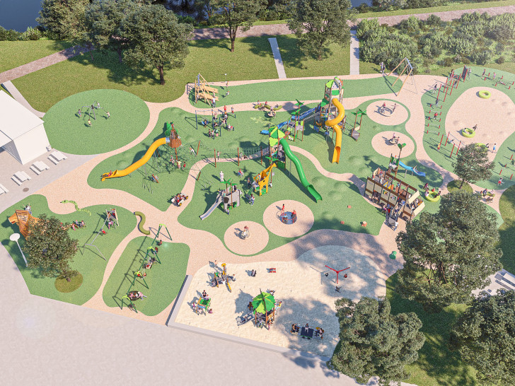 So könnte der neue Löwen-Spielplatz aussehen. 