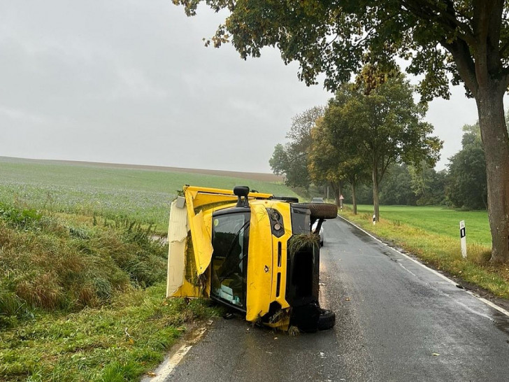 Verkehrsunfall auf der L 493 zwischen dem Upstedter Kreuz und Bodenburg (Archiv)