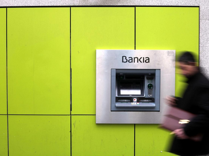Geldautomat der Bankia-Bank in Spanien (Archiv)