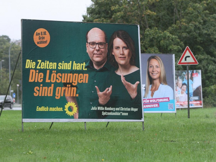 Wahlplakate zur Landtagswahl in Niedersachsen 2022 (Archiv)