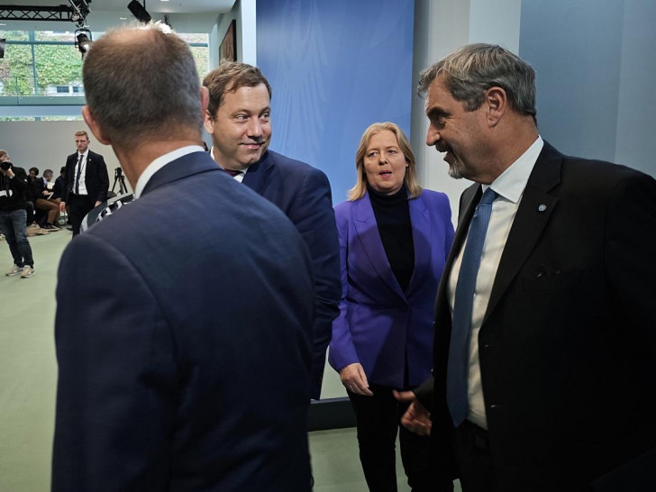 Pressekonferenz nach Koalitionsausschuss am 09.10.2025